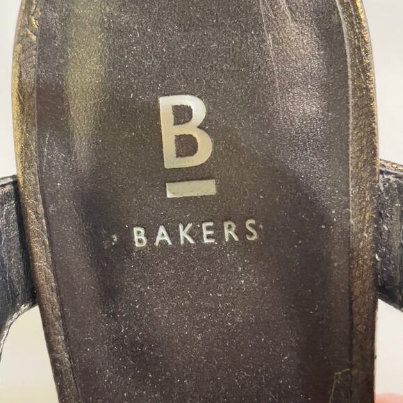 Bakers Bronze Womens High Heels Size 8M Scotti Bronze Ankle Strap 4" Heel - Picture 11 of 12